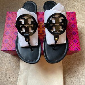 Tory Burch Miller Sandals - Perfect Black Size US 10